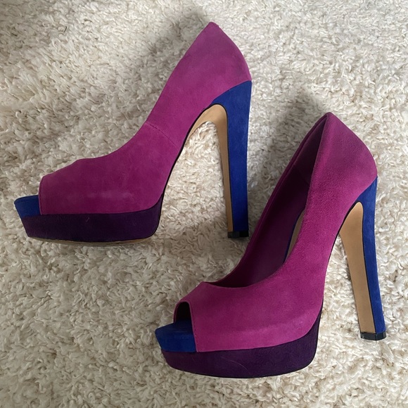 Steve Madden Radiccal Purple Multi Heels ✨ - Picture 2 of 8